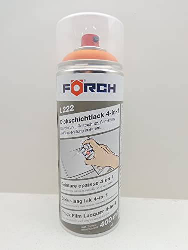 FORCH 4 in 1 RAL 2003 PASTELLORANGE ORANGE DICKSCHICHTLACK LACK SPRAY SPRAYDOSE 400ML (1) von FORCH