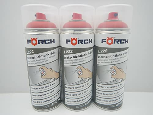 Förch 4 in 1 RAL 3003 RUBINROT ROT DICKSCHICHTLACK LACK SPRAY SPRAYDOSE 400ML (3) von Förch