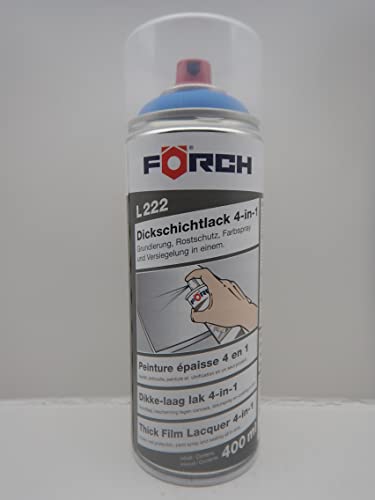 Förch 4 in 1 RAL 5015 HIMMELBLAU BLAU DICKSCHICHTLACK LACK SPRAY SPRAYDOSE 400ML (1) von Förch