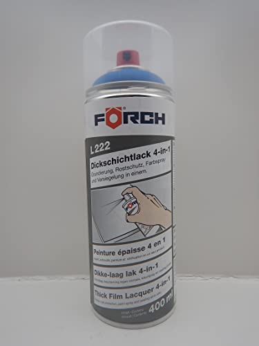 FORCH 4 in 1 RAL 5017 VERKEHRSBLAU BLAU DICKSCHICHTLACK LACK SPRAY SPRAYDOSE 400ML (1) von FORCH