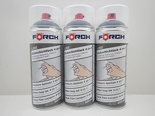 FORCH 4 in 1 RAL 7015 SCHIEFERGRAU GRAU DICKSCHICHTLACK LACK SPRAY SPRAYDOSE 400ML (3) von FORCH