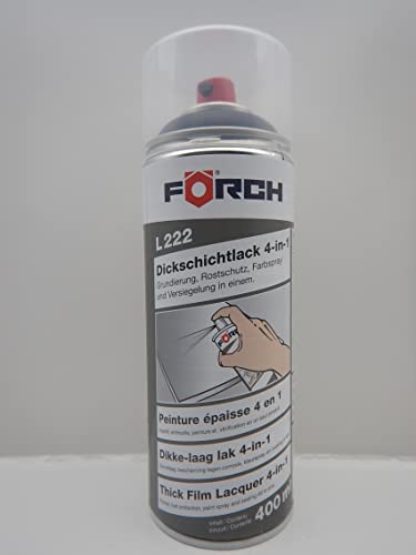 FORCH 4 in 1 RAL 7021 SCHWARZGRAU GRAU DICKSCHICHTLACK LACK SPRAY SPRAYDOSE 400ML (1) von FORCH