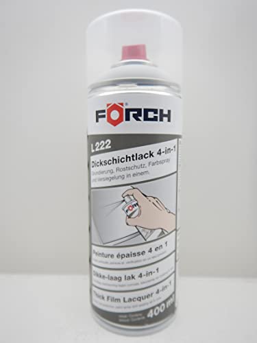 Förch 4 in 1 RAL 7035 LICHTGRAU GRAU DICKSCHICHTLACK LACK SPRAY SPRAYDOSE 400ML (1) von FORCH