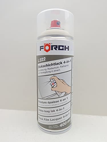 Förch 4 in 1 RAL 9002 GRAUWEISS WEISS GRAU DICKSCHICHTLACK LACK SPRAY SPRAYDOSE 400ML (1) von Förch
