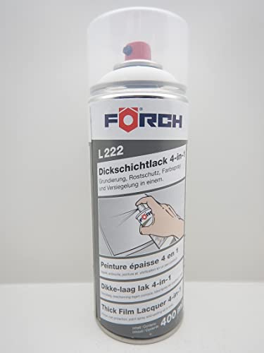 FORCH 4 in 1 RAL 9010 WEIß DICKSCHICHTLACK LACK LACKSPRAY SPRAY SPRAYDOSE 400ML (1) von Förch