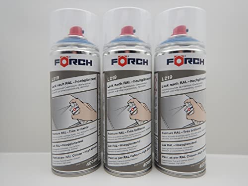 FORCH AZURBLAU BLAU RAL 5009 LACK LACKSPRAY SPRAY SPRAYDOSE 400ML (3) von FORCH