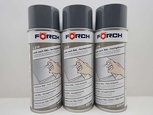 FORCH BASALTGRAU GRAU BASALT RAL 7012 LACK LACKSPRAY SPRAY SPRAYDOSE 400ML (3) von FORCH