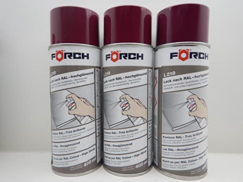 FORCH BORDEAUXVIOLETT BORDEAUX VIOLETT RAL 4004 LACK LACKSPRAY SPRAY SPRAYDOSE 400ML (3) von FORCH