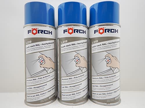 FORCH CAPRIBLAU BLAU CAPRI RAL 5019 LACK LACKSPRAY SPRAY SPRAYDOSE 400ML (3) von FORCH