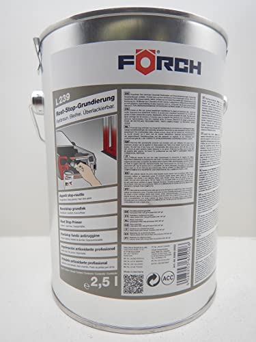 Förch ROSTSTOP ROST STOP GRUNDIERUNG PROFESSIONAL 2,5L ROTBRAUN von FORCH