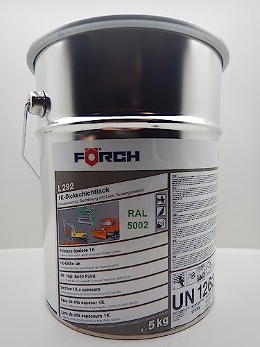 Förch 4 in 1 RAL 5002 ULTRAMARINBLAU BLAU DICKSCHICHTLACK LACK EIMER PINSELN 5L Förch 4 in 1 RAL 5002 ULTRAMARINBLAU BLAU DICKSCHICHTLACK LACK EIMER PINSELN 5L von Förch