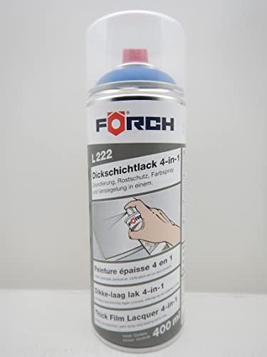 Förch 4 in 1 RAL 5010 ENZIANBLAU BLAU DICKSCHICHTLACK LACK SPRAY SPRAYDOSE 400ML (1) von Förch