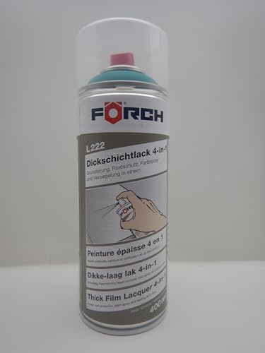 Förch 4 in 1 RAL 6016 TÜRKISGRÜN GRÜN DICKSCHICHTLACK LACK SPRAY SPRAYDOSE 400ML von Förch