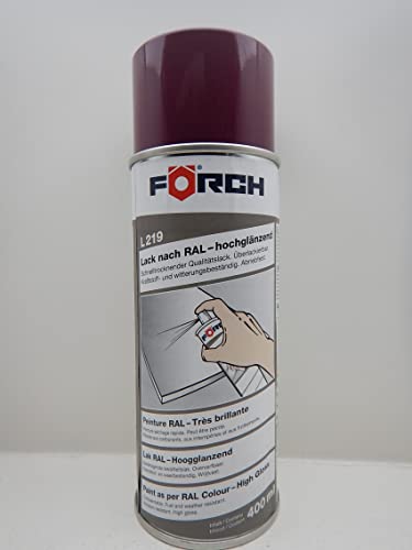 Förch BORDEAUXVIOLETT BORDEAUX VIOLETT RAL 4004 LACK LACKSPRAY SPRAY SPRAYDOSE 400ML (1) von Förch