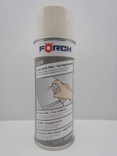 Förch CREMEWEIß Weiss RAL 9001 Lack LACKSPRAY Spray SPRAYDOSE 400ML (1) von FORCH