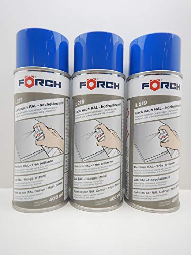 FORCH ENZIANBLAU BLAU RAL 5010 Lack LACKSPRAY Spray GLÄNZEND SPRAYDOSE 400ML (3) von FORCH