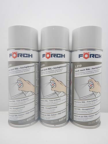 FORCH LICHTGRAU GRAU RAL 7035 Lack LACKSPRAY Spray SPRAYDOSE 400ML (3) von FORCH