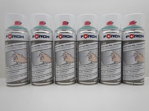 Förch PATINAGRÜN GRÜN RAL 6000 LACK LACKSPRAY SPRAY SPRAYDOSE 400ML (6) von Förch