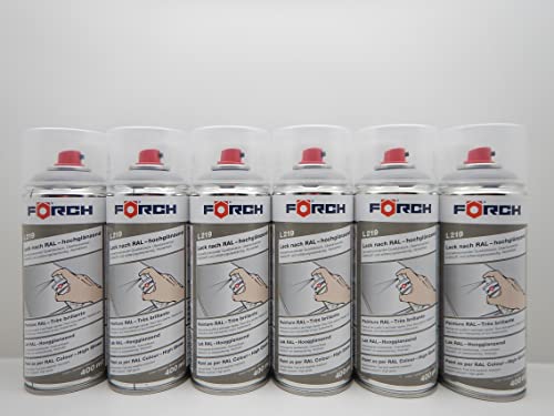 FORCH SIGNALGRAU GRAU RAL 7004 LACK LACKSPRAY SPRAY SPRAYDOSE 400ML (6) von FORCH