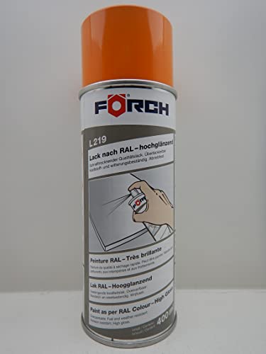 FORCH GELBORANGE GELB ORANGE RAL 2000 LACK LACKSPRAY SPRAY SPRAYDOSE 400ML (1) von FORCH