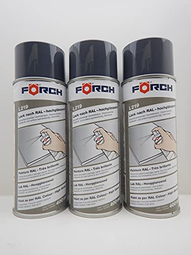Förch GRAPHITGRAU GRAU GRAPHIT RAL 7024 LACK LACKSPRAY SPRAY SPRAYDOSE 400ML (3) von Förch