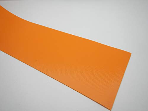 LKW PLANE ZELT MARKISE PLANEN REPARATUR PFLASTER 10MM BREIT ORANGE RAL 2011 (100cm) von FORCH