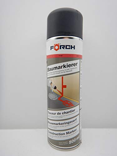 MARKIERUNGSSPRAY MARKIERUNG FARBE PREMIUM SPRAY ROT NEON L298 360° VENTIL (1) von FORCH