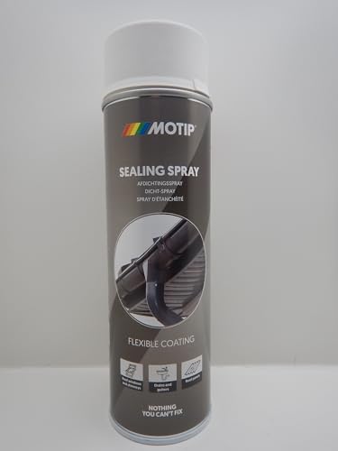 Motip 500ml Dichtungsspray Abdichten versiegeln Risse Wasser Leck Dachrinne weiß von FORCH