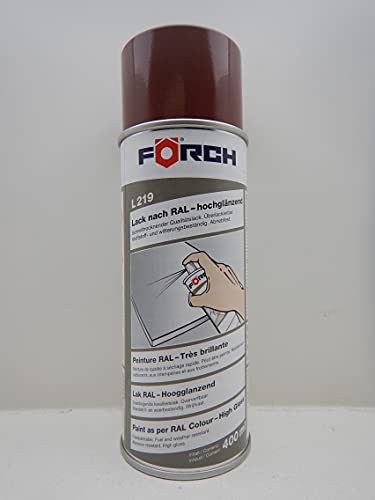 Förch ROTBRAUN BRAUN ROT RAL 8012 LACK LACKSPRAY SPRAY SPRAYDOSE 400ML (1) von Förch