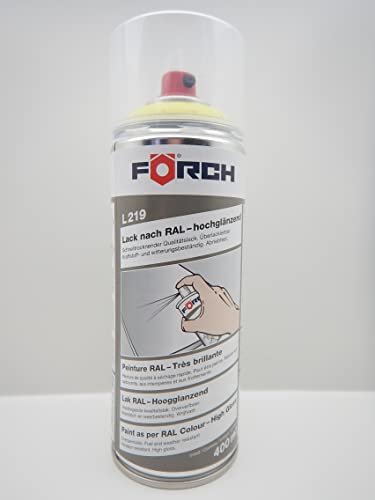 FORCH SCHWEFELGELB GELB RAL 1016 LACK LACKSPRAY SPRAY SPRAYDOSE 400ML (1) von FORCH