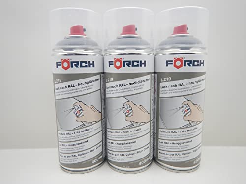 Förch STAUBGRAU GRAU 7037 LACK LACKSPRAY SPRAY SPRAYDOSE 400ML (3) von FORCH