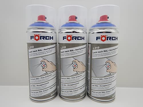 Förch ULTRAMARINBLAU MARINBLAU BLAU RAL 5002 LACK LACKSPRAY SPRAY SPRAYDOSE 400ML (3) von FORCH