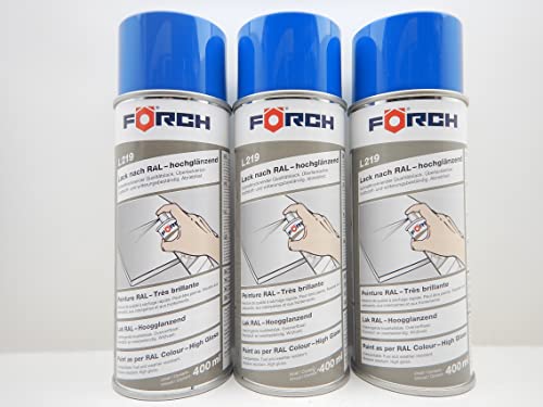 Förch VERKEHRSBLAU BLAU RAL RAL 5017 LACK LACKSPRAY SPRAY SPRAYDOSE 400ML (3) von FORCH