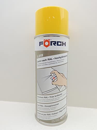 FORCH VERKEHRSGELB GELB RAL 1023 LACK LACKSPRAY SPRAY SPRAYDOSE 400ML (1) von FORCH