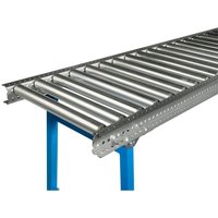 BLUME Schwerlast-Rollenbahn, Stahlrohrrollen, LxB 1.000 x 800 mm, Achsabstand 100 mm von BLUME