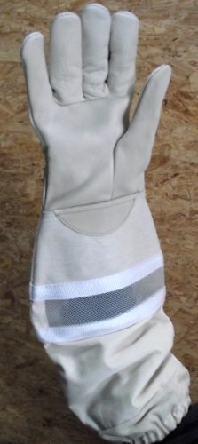 Echt Leder Spezial Imkerhandschuhe mit Ventilation - 3-fach Stulpe, innenbelüftet - Größen 7-11 von Förster-Fellnest