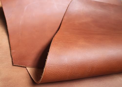 Zuschnitt + Riemen Auswahl: Echt Büffel Dickleder | Cognac braun | bis zu 3,8 mm Starkes Leder | Leicht schattiertes, wertiges Büffelleder, pflanzlich gegerbt Zuschnitt + Riemen Auswahl: Echt Büffel Dickleder | Cognac braun | bis zu 3,8 mm Starkes Leder | Leicht schattiertes, wertiges Büffelleder, pflanzlich gegerbt von Förster-Fellnest