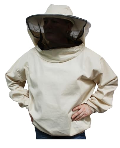 Imkerjacke ohne Reißverschluss, mit Imkerhut | Imkerblouson, Imkerhemd | kräftiges Basismodell, leicht Imkerjacke ohne Reißverschluss, mit Imkerhut | Imkerblouson, Imkerhemd | kräftiges Basismodell, leicht von Förster-Fellnest