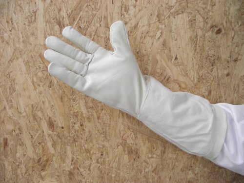 Premium Imkerhandschuhe naturell- echtes, sehr kräftiges und weich gearbeitetes Leder mit extra langer Stulpe - Größe 10 Premium Imkerhandschuhe naturell- echtes, sehr kräftiges und weich gearbeitetes Leder mit extra langer Stulpe - Größe 10 von Förster-Fellnest