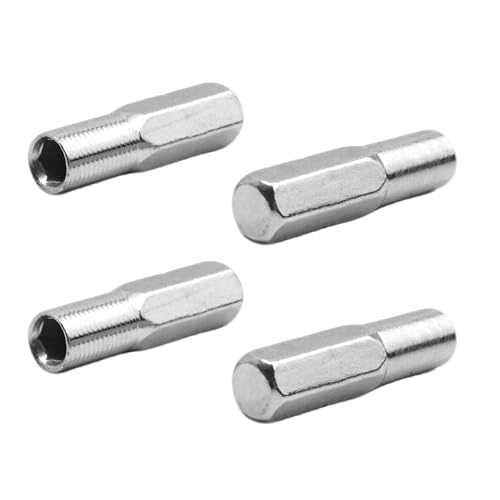 Adapter für Bits von 1/4 Zoll, 4 Stück Silber von 6,35 bis 4 mm, Adapter mit magnetischer Hülse, Sechskant-Bits für Schraubendreher für Mikro-Bits Form 4 mm Adapter für Bits von 1/4 Zoll, 4 Stück Silber von 6,35 bis 4 mm, Adapter mit magnetischer Hülse, Sechskant-Bits für Schraubendreher für Mikro-Bits Form 4 mm von Fogbush