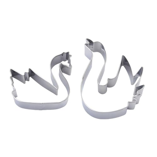 Fogukier Ausstechform Schwan, 2 x Keksformen, Backwerkzeuge, Keksformen, Tier-Knallbonbon-Ausstechformen für Kinder Fogukier Ausstechform Schwan, 2 x Keksformen, Backwerkzeuge, Keksformen, Tier-Knallbonbon-Ausstechformen für Kinder von Fogukier
