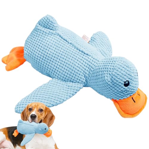 Fogukier Gefülltes Enten Spielzeug für Hunde | Kauspielzeug | Stopfte Beruhigendes Kautraining Quietschendes Plüschspielzeug Gegen Langeweile Für Welpen Und Kleine Mittelgroße Große Hunde Fogukier Gefülltes Enten Spielzeug für Hunde | Kauspielzeug | Stopfte Beruhigendes Kautraining Quietschendes Plüschspielzeug Gegen Langeweile Für Welpen Und Kleine Mittelgroße Große Hunde von Fogukier