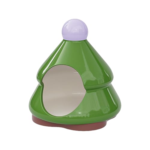 Fogukier Hamster-Keramiknest, niedliche Kiefernbaum-Form, Hamsterhöhle, wasserdicht, Lebensraum-Plattformen, Bettversteck für Chinchilla, Eichhörnchen, Igel Fogukier Hamster-Keramiknest, niedliche Kiefernbaum-Form, Hamsterhöhle, wasserdicht, Lebensraum-Plattformen, Bettversteck für Chinchilla, Eichhörnchen, Igel von Fogukier