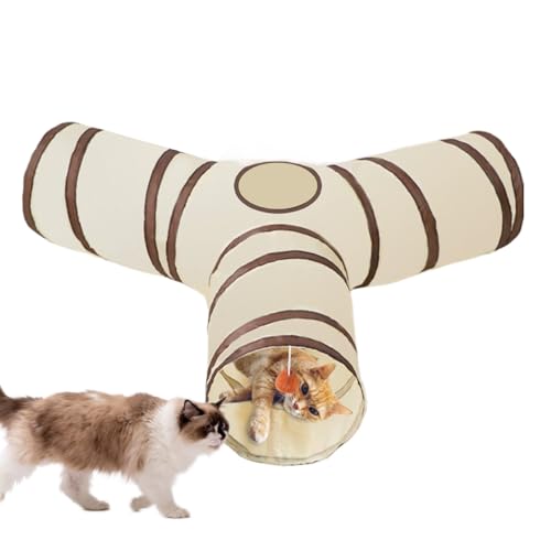 Fogukier Katzenröhren Und Tunnel | 3-Wege Spielröhre Katzentunnel Spielzeug - Klappbares Haus Interaktives Spielzeug Haustierzubehör Für Kätzchen Welpen Frettchen Kleintiere Beschäftigung Bewegung Fogukier Katzenröhren Und Tunnel | 3-Wege Spielröhre Katzentunnel Spielzeug - Klappbares Haus Interaktives Spielzeug Haustierzubehör Für Kätzchen Welpen Frettchen Kleintiere Beschäftigung Bewegung von Fogukier
