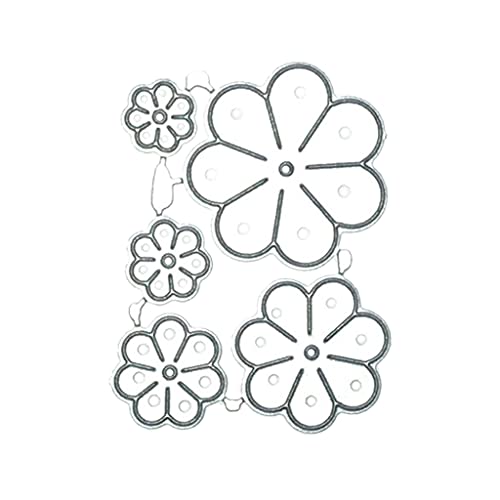 Blumen Metall Stanzformen Schablone Scrapbooking Album Papier Karte Vorlage Form Prägung Handwerk Dekoration Scrapbooking Stanzungen von Fogun