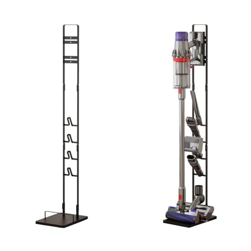 Foho Ständer Kompatibel für Dyson V15s V15 V11 V10 V8 V7 V6, Halterung, Bodenständer, Zubehörhalter Speichern und Organisieren, Kein Bohren von Foho