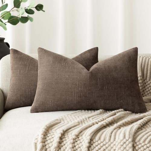 Foindtower Dekorative Kissenbezüge aus Chenille, weich, strukturiert, für Lendenwirbelsäule, gemütlich, neutral, Bauernhaus-Kissenbezüge für Couch, Sofa, Schlafzimmer, Wohnzimmer, 30,5 x 61 cm Foindtower Dekorative Kissenbezüge aus Chenille, weich, strukturiert, für Lendenwirbelsäule, gemütlich, neutral, Bauernhaus-Kissenbezüge für Couch, Sofa, Schlafzimmer, Wohnzimmer, 30,5 x 61 cm von Foindtower