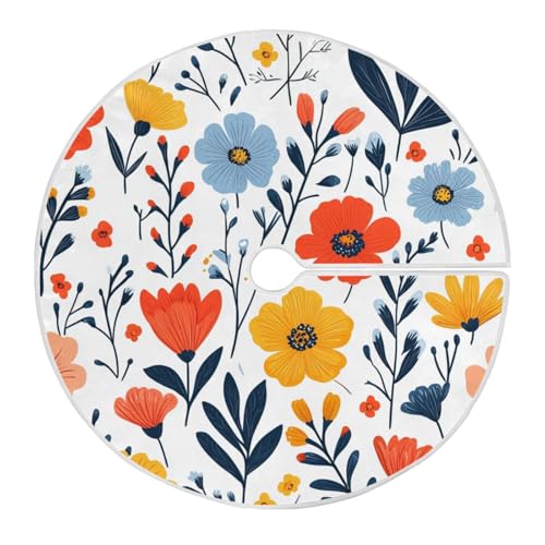 Schöne kleine Blumen weiße Baumdecke Weihnachten Runde Dekoration Sackleinen klein für rustikale Outdoor Outdoor 91 cm Weihnachten Schöne kleine Blumen weiße Baumdecke Weihnachten Runde Dekoration Sackleinen klein für rustikale Outdoor Outdoor 91 cm Weihnachten von Foiosoh