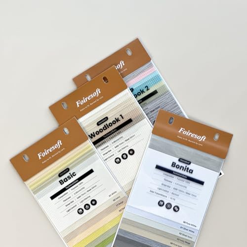Foiresoft Stoffmuster für Zebra Rollos Standard-Serie - Lichtfilterung & Verdunkelung Foiresoft Stoffmuster für Zebra Rollos Standard-Serie - Lichtfilterung & Verdunkelung von FoireSoft
