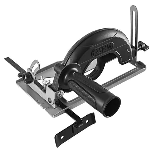 Winkelschleifer-Grundhalterung, Halterung 45 Grad verstellbare Präzisions-Schneidhalterung for Zubehör, feste Halterung mit Führungslineal, passend for 100-125 Maschine Winkelschleifer-Grundhalterung, Halterung 45 Grad verstellbare Präzisions-Schneidhalterung for Zubehör, feste Halterung mit Führungslineal, passend for 100-125 Maschine von Foirtoevu